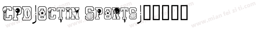 CPD-Octin Sports字体转换